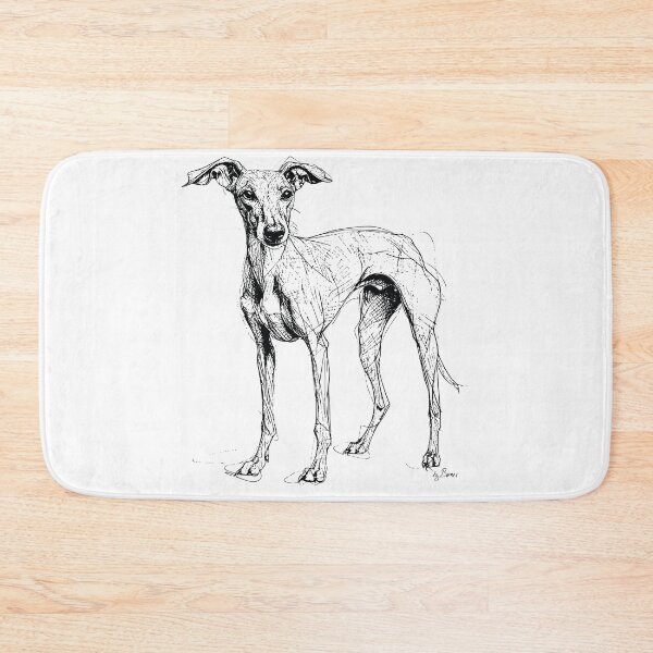 Item preview, Greyhound ballpoint pen drawing designed and sold by byBenci.