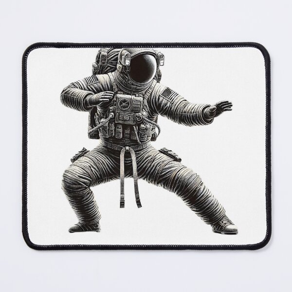 Item preview, Astronaut Doing Aikido Martial Art designed and sold by Kimberley King Art King Art.