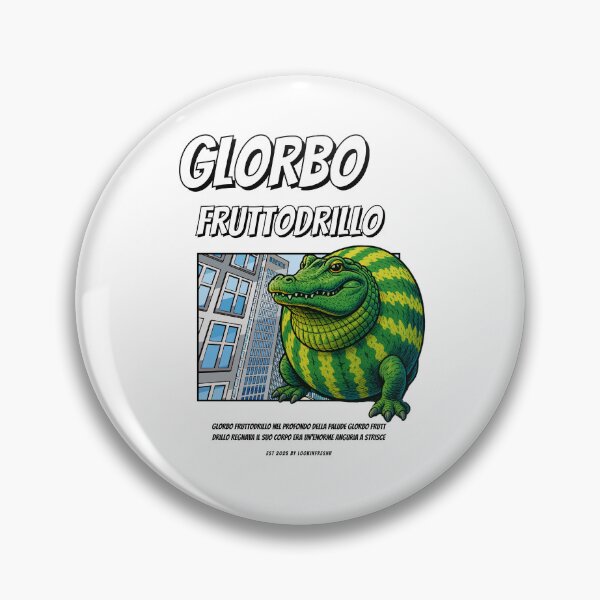 Item preview, Glorbo Fruttodrillo 90's Comic Style  (Italian Brainrot) designed and sold by LookinFreshh.