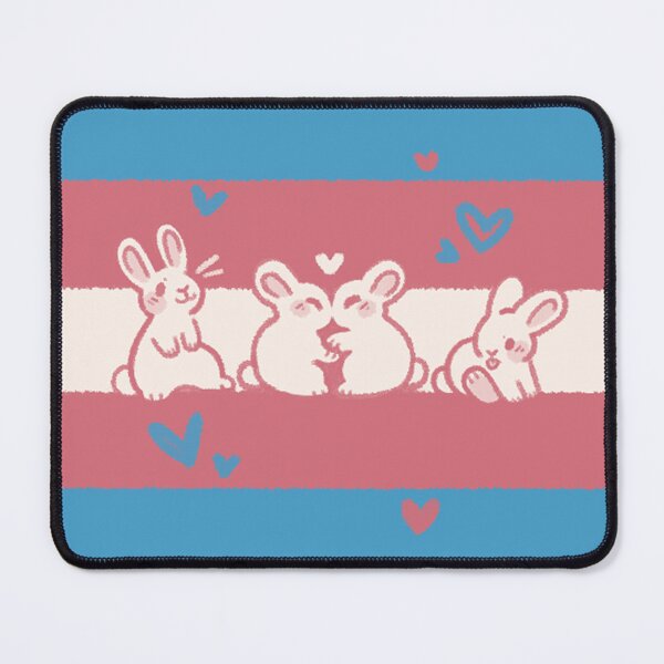 Item preview, Trans Bunny Pride Flag designed and sold by starsleeps.