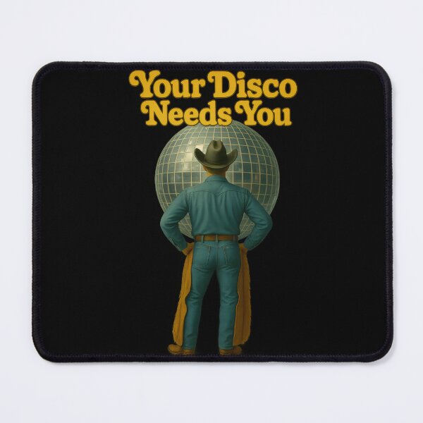 Item preview, Your Disco Needs You. LBTQ Cowboy. Glitter Ball. designed and sold by Shoot-The-Moon.