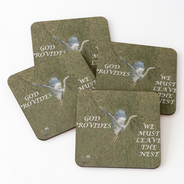Item preview, GOD PROVIDES, BUT WE MUST LEAVE THE NEST designed and sold by 1icreations.
