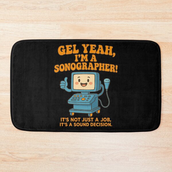 Item preview, Funny Sonographer Ultrasound Tech Quote for Medical Workers designed and sold by BunBuntheDog-.