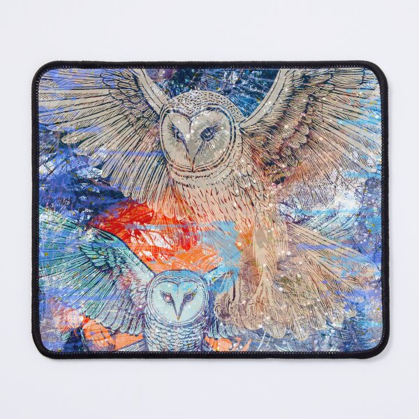 Item preview, Flying Owls and Spring Snow designed and sold by Chowdershouter.
