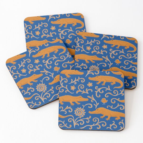 Item preview, Gator Toile designed and sold by Florida Girl Paper Co..