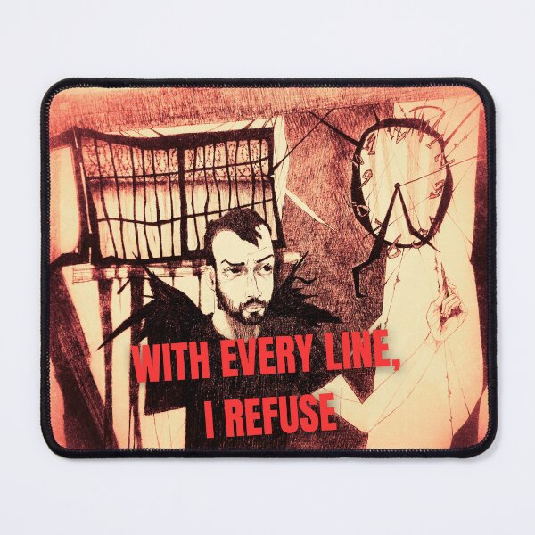 Item preview, With Every Line, I Refuse – Red Version designed and sold by Anomaly Effect.