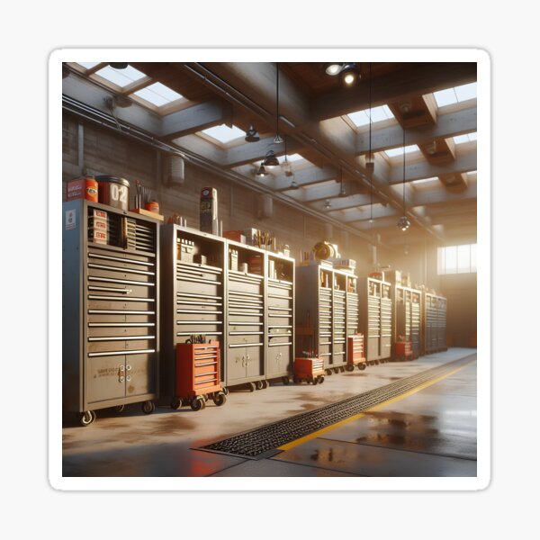 Item preview, Golden Hour Garage: Hyperrealistic Team Workshop Render designed and sold by Cristian Nascimento.