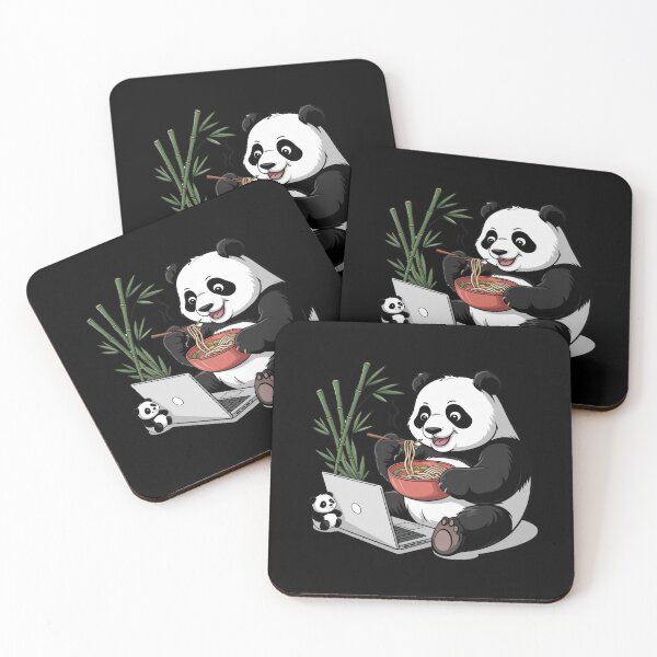 Item preview, Panda Productivity – Work Hard, Slurp Harder designed and sold by ATOTI.