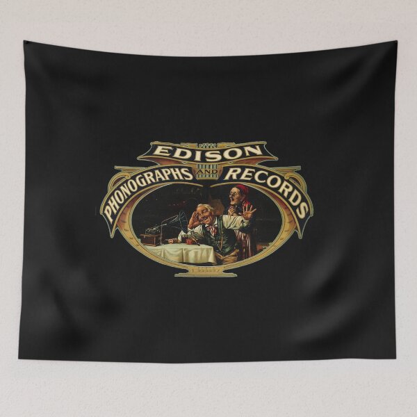 Item preview, Vintage Edison Phonographs and Records designed and sold by QuayTradingCo.