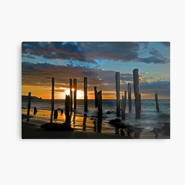 Port Willunga Sunset 1 Metal Print