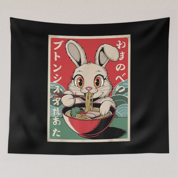 Item preview, Ramen Japanese Funny Kawaii Bunny Graphic Men Gifts Anime designed and sold by Damcoc.