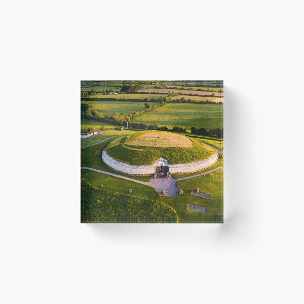 Item preview, Newgrange at Golden Hour – Ancient Irish Tomb in Magical Light designed and sold by Martindoran.