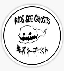 Kids See Ghosts Ghost Logo Sticker