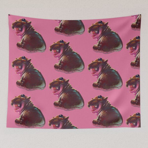 Item preview, The pygmy hippo Moo Deng - Digital drawing designed and sold by TMZartes.