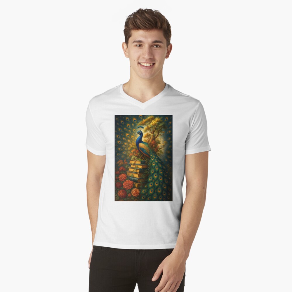 Item preview, V-Neck T-Shirt designed and sold by phatpuppyart.