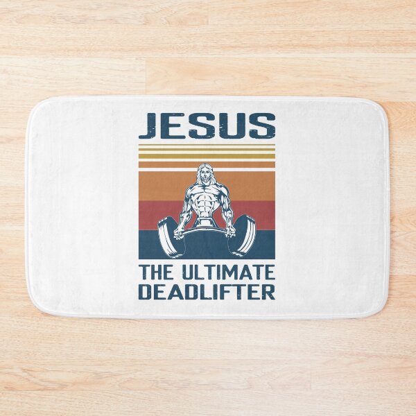 Item preview, Jesus the Ultimate Deadlifter designed and sold by DarylWelsh2024.