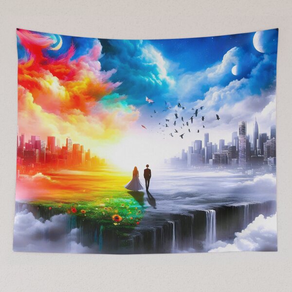 Item preview, Surreal Journey: Couple Between Two Worlds designed and sold by Fantabulous.