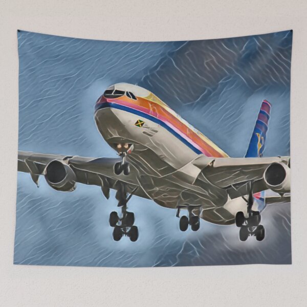 Item preview, Jamaican A340 Arrival In Gemstone designed and sold by Fearless-Fox.
