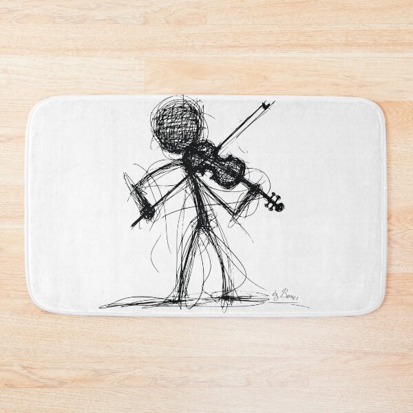 Item preview, Stickman Playing Violin designed and sold by byBenci.