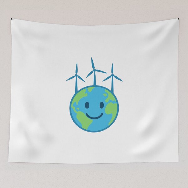 Item preview, Wind Power for a Clean Earth designed and sold by HandicraftArt.