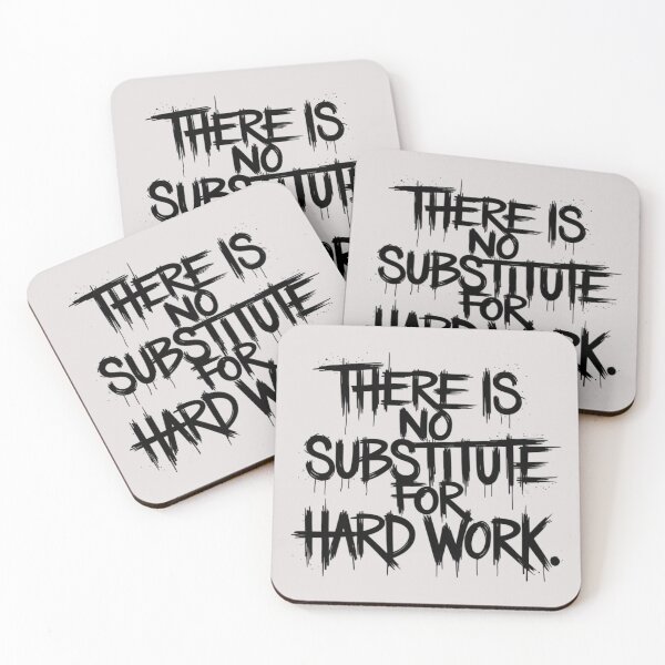 Item preview, There is no substitute for hard work. designed and sold by 123ks.