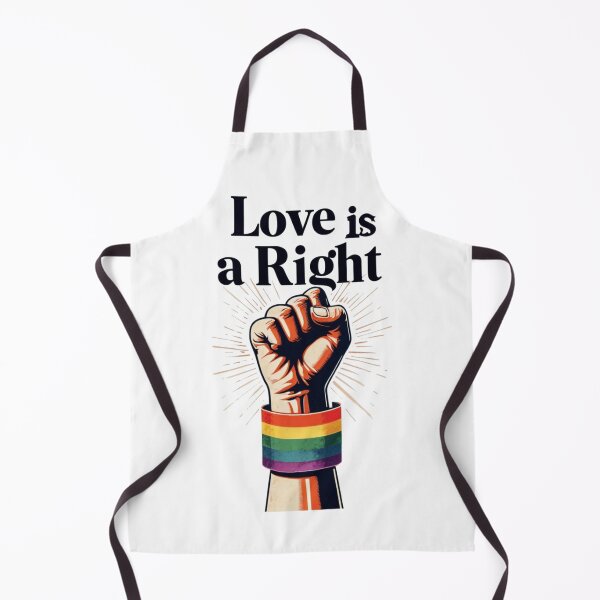 Item preview, Love is a Right – LGBTQ+ Equality Power Fist Design designed and sold by ZerotwoStudio.