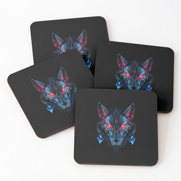 Item preview, Cyberpunk Wolf Head designed and sold by Inspiretouplift.