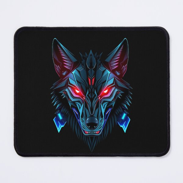 Item preview, Cyberpunk Wolf Head designed and sold by Inspiretouplift.