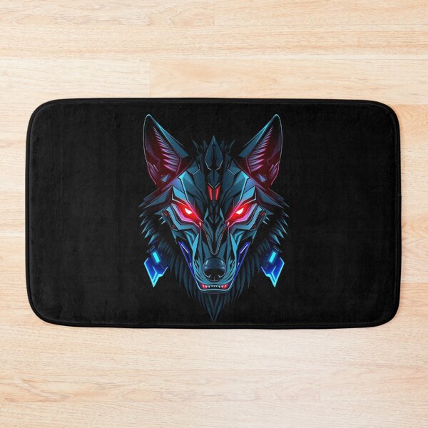 Item preview, Cyberpunk Wolf Head designed and sold by Inspiretouplift.