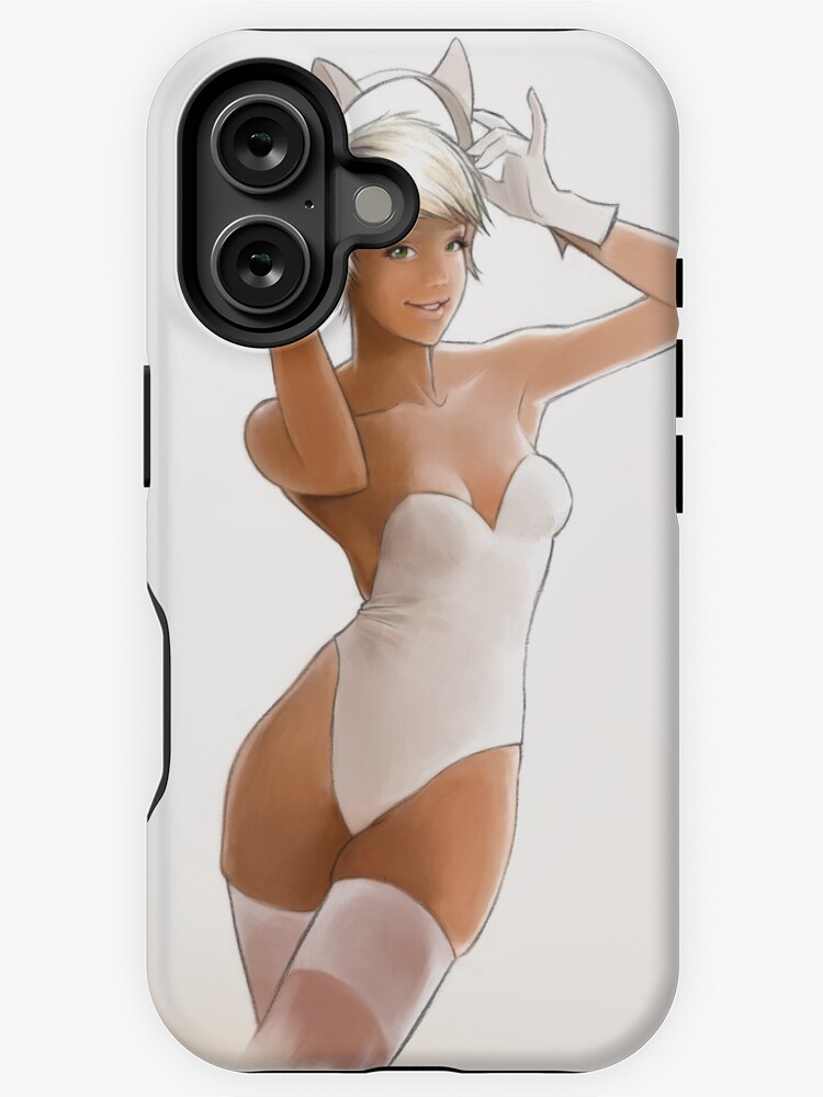 Aperçu 1 sur 4. Coque iPhone avec l'œuvre Catgirl blanche créée et vendue par fligans.