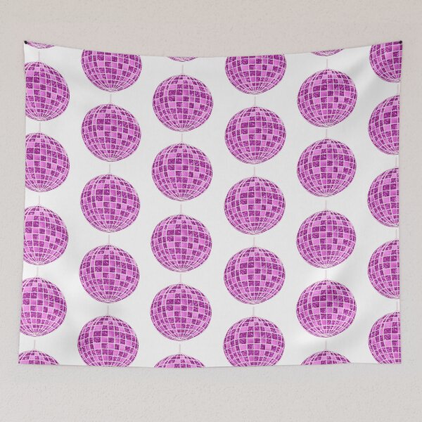 Item preview, Pink Disco Glitterball Pattern | Discoball | Keep Dancing | Dancing | Dancing gifts designed and sold by Lindsay Marie Patterns.