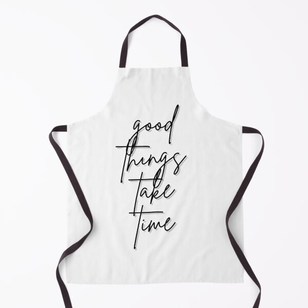 Item preview, good things take time minimalistic black and white art designed and sold by RedOrBlueIts4U.