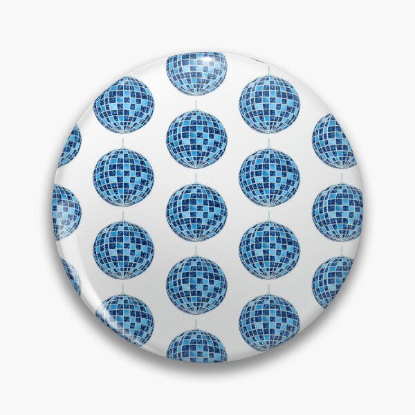 Item preview, Blue Disco Glitterball Pattern | Discoball | Keep Dancing | Dancing | Dancing gifts designed and sold by Lindsay Marie Patterns.