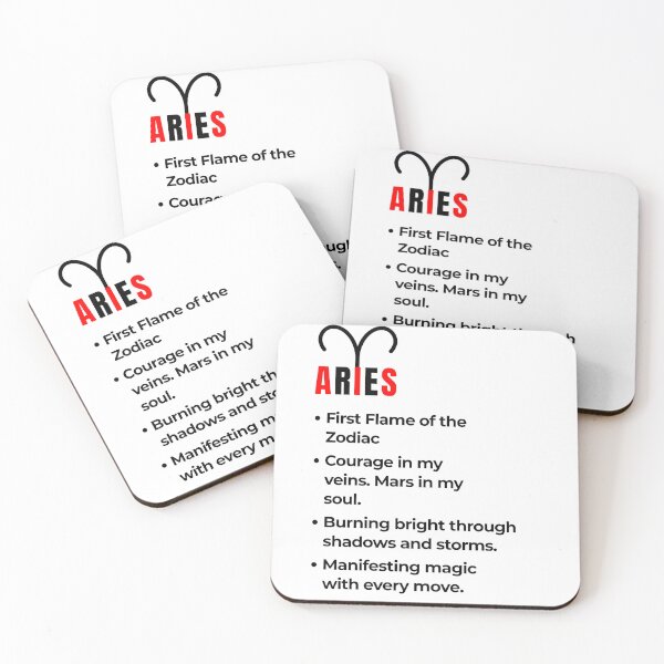 Item preview, Aries Zodiac Sign: Bold, Brave, Unstoppable designed and sold by AlienTechs.