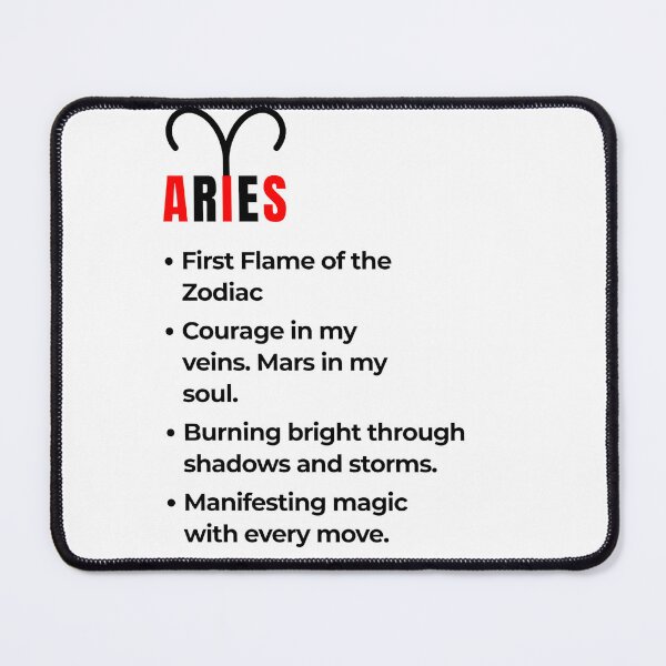 Item preview, Aries Zodiac Sign: Bold, Brave, Unstoppable designed and sold by AlienTechs.