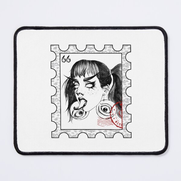 Item preview, Creepy Postage Stamp designed and sold by FarieArt.