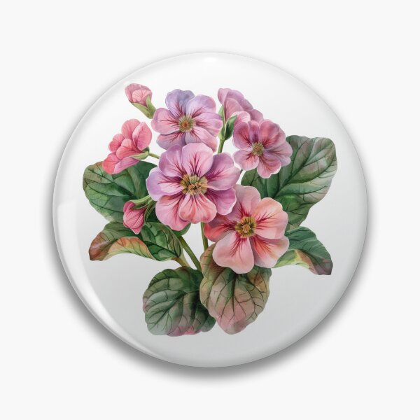 Item preview, A watercolor primrose, painted with grace designed and sold by Marcu Ioachim.