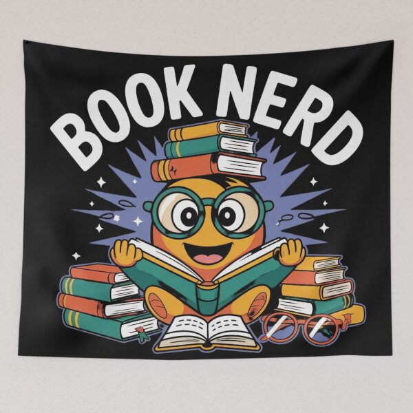 Item preview, Bookholic: Quirky Reading Enthusiast Designs designed and sold by Tshirtpedia.