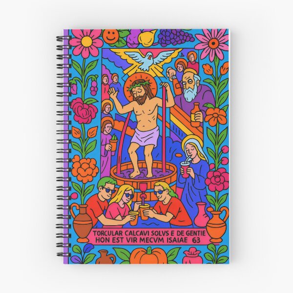 Item preview, Jesus trampling grapes. Funny wine design. designed and sold by Atheist-Heaven.