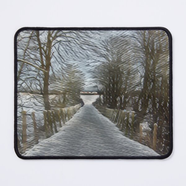 Item preview, Christmas Scene In Shades Of Blue designed and sold by Fearless-Fox.