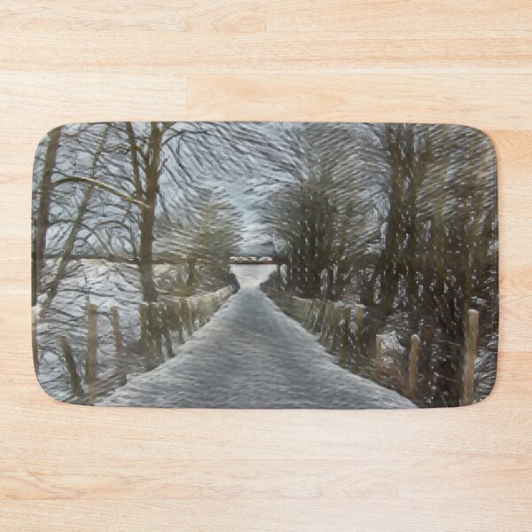 Item preview, Christmas Scene In Shades Of Blue designed and sold by Fearless-Fox.