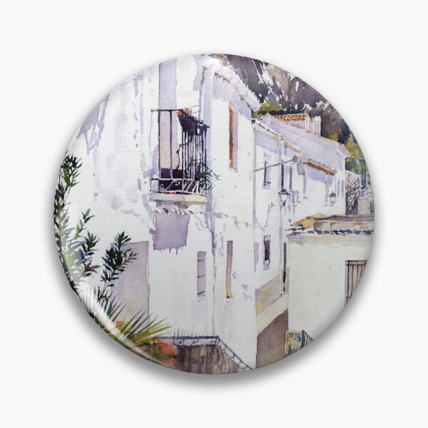 Item preview, Street of Ohanes in March, La Alpujarra, Almeria, Andalusia, Spain designed and sold by Margaret Merry.