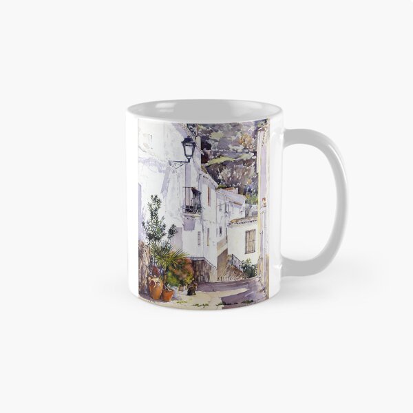 Item preview, Street of Ohanes in March, La Alpujarra, Almeria, Andalusia, Spain designed and sold by Margaret Merry.