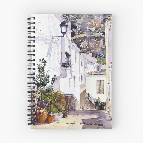 Item preview, Street of Ohanes in March, La Alpujarra, Almeria, Andalusia, Spain designed and sold by Margaret Merry.