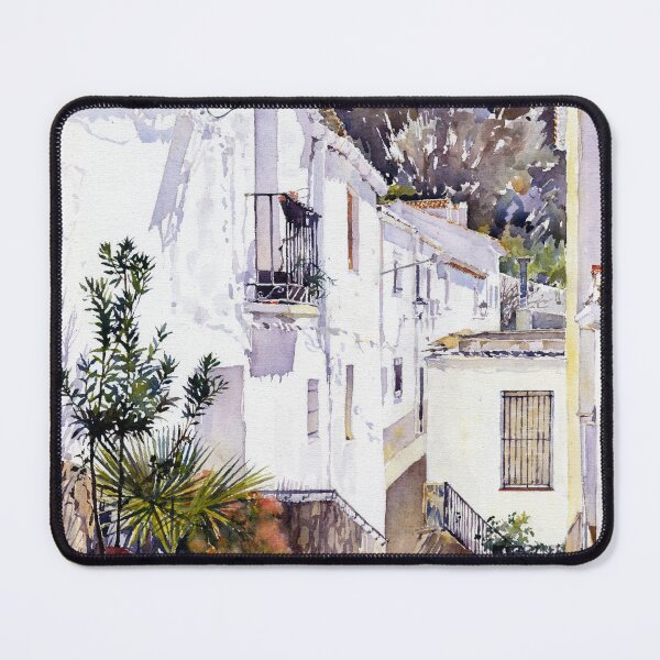 Item preview, Street of Ohanes in March, La Alpujarra, Almeria, Andalusia, Spain designed and sold by Margaret Merry.