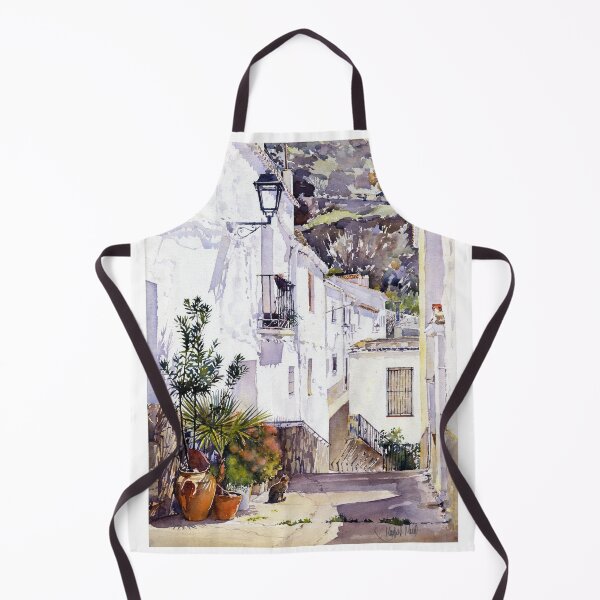 Item preview, Street of Ohanes in March, La Alpujarra, Almeria, Andalusia, Spain designed and sold by Margaret Merry.
