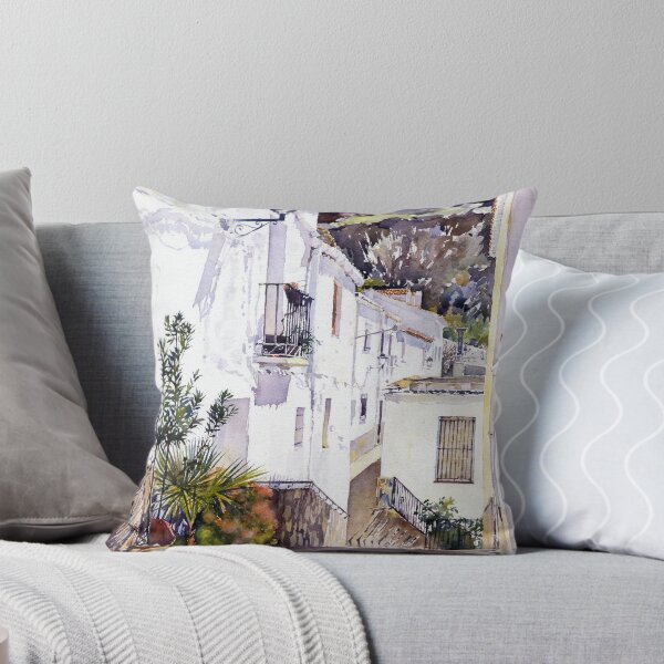 Item preview, Street of Ohanes in March, La Alpujarra, Almeria, Andalusia, Spain designed and sold by Margaret Merry.