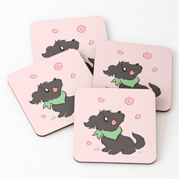 Item preview, Yorkie Poodle Cherry Blossoms designed and sold by caroshiine.