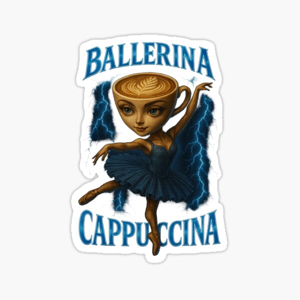 Item preview, ballerina cappuccina designed and sold by BeNazzArt.