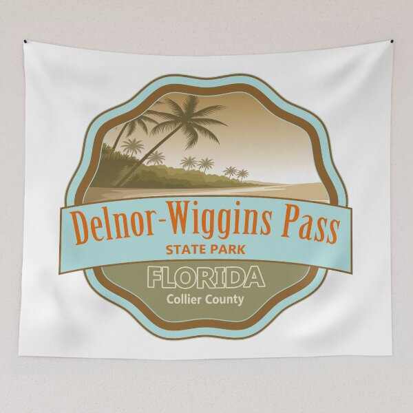 Item preview, Delnor-Wiggins Pass State Park Collier County Florida designed and sold by Wanderful-roads.